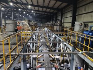 湖(hú)南(nán)某負極材料廠(chǎng)自(zì)動化(huà)生(shēng)産線案例