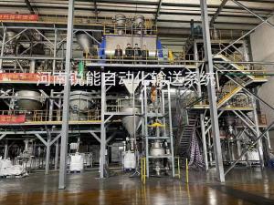 湖(hú)南(nán)某負極材料企業(yè)氣力輸送自(zì)動化(huà)生(shēng)産線案例